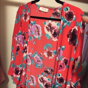 Kittsona floral kimono/cardigan